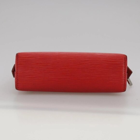 LOUIS VUITTON Epi Pochette Cosmetic PM Pouch Red M41114 LV Auth 111537 - Picture 6 of 16